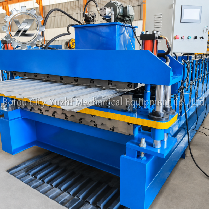 Double layer C8 C20 roll forming machine for Russian construction factory
