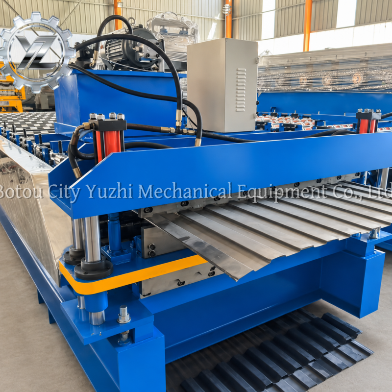 Russian C8 C21 trapezoidal roof panel roll forming machine for Russia market