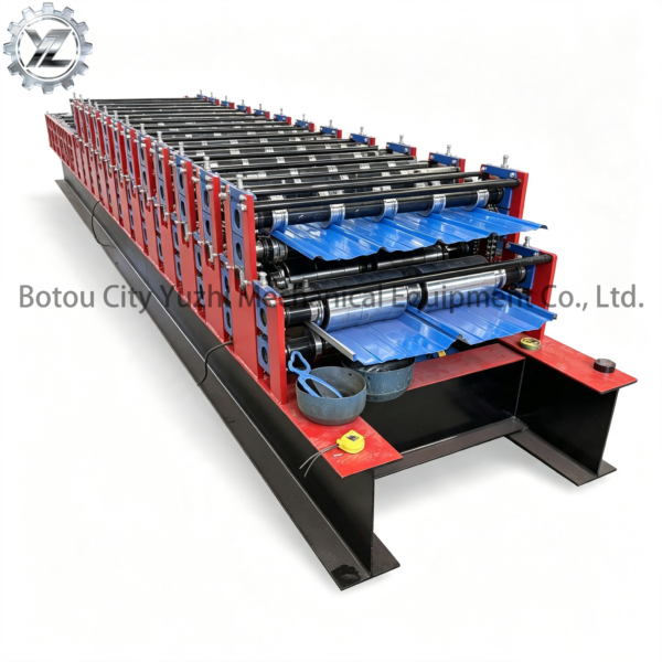 Double Layer Roof Panel Roll Forming Machine, Automatic Two Layer Metal Roof Sheet Making Machine Manufacturer