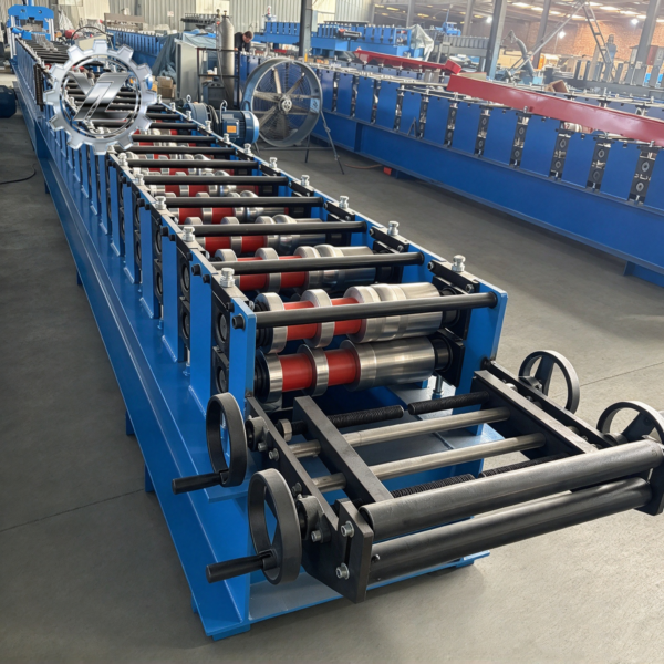 K Series Flaring Roof Gutter Machine | Metal Rain Gutter Roll Forming Equipment