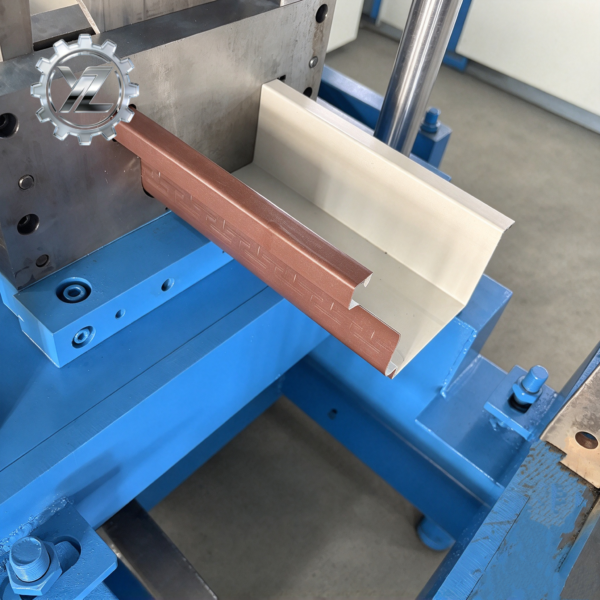 K Series Flaring Roof Gutter Machine | Metal Rain Gutter Roll Forming Equipment